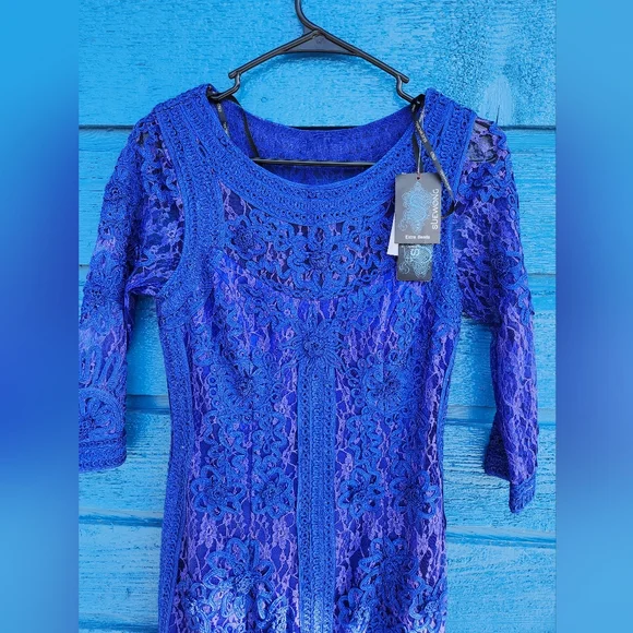 Sue Wong sephire dress - Picture 2 of 7